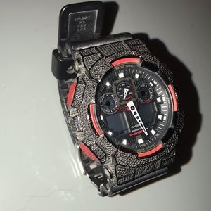 bezel casio g shock ga 100